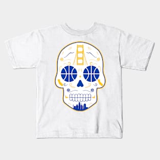 Golden State Sugar Skull Kids T-Shirt